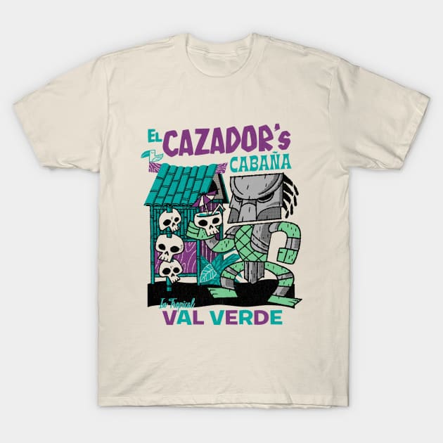 El Cazador's Cabana T-Shirt by GiMETZCO!